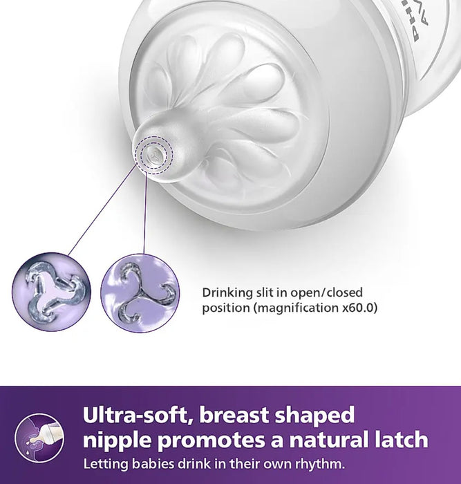 AVENT Natural Response Baby Bottle 1m+  260ml SCY903/01