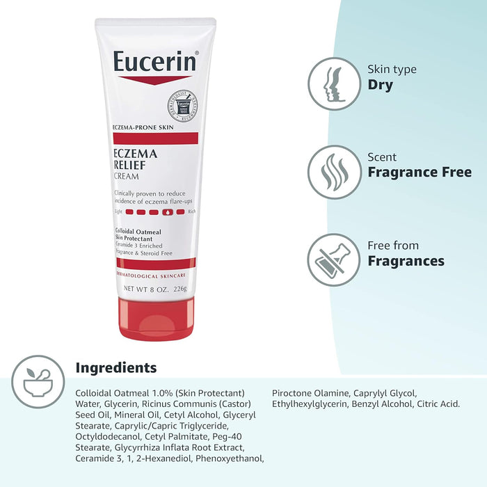 EUCERIN - Eczema Relief Cream, Fragrance Free 226g