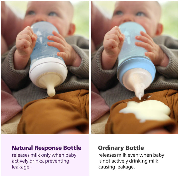 AVENT 天然嬰兒奶樽藍色 一個月 + 260ml  SCY903/21