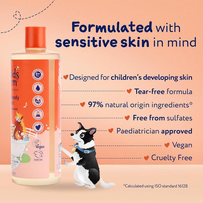 Childs Farm 頭髮及沐浴露甜橙香味 500ml - 平行進口
