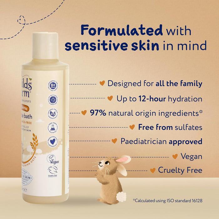 Childs Farm Oatderma Bubble Bath Fragrance-free 250ml (parallel import)