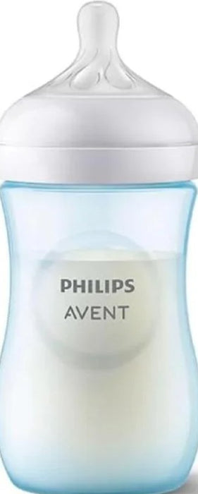 AVENT 天然嬰兒奶樽藍色 一個月 + 260ml  SCY903/21