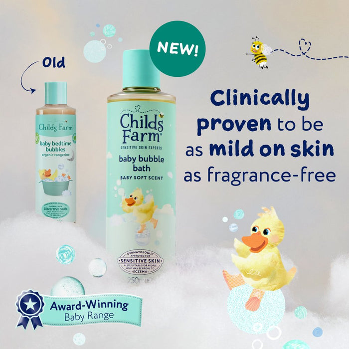 Childs Farm 嬰兒泡泡浴劑,柔和嘅香味 250ml - 平行進口