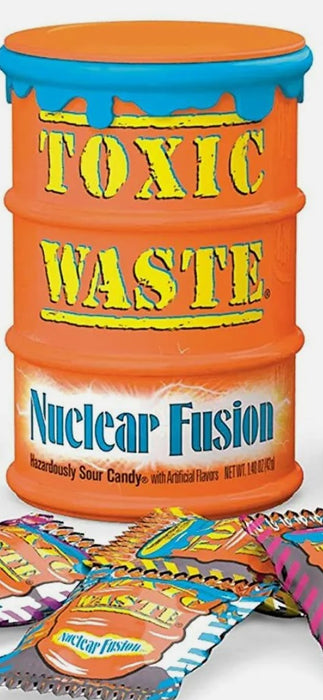 Toxic Waste Nuclear Fusion Sour Candy Mixed 42g / 1.48oz EXP: 04/25