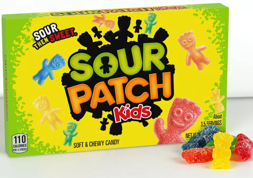 Sour Patch Kids Soft & Chewy Candy Mixed Fruits 99g / 3.5oz EXP 29/4/24