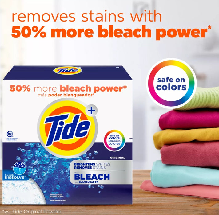 Tide - Laundry Detergent Powder with Bleach 3.68KG *NEW PACKAGING*