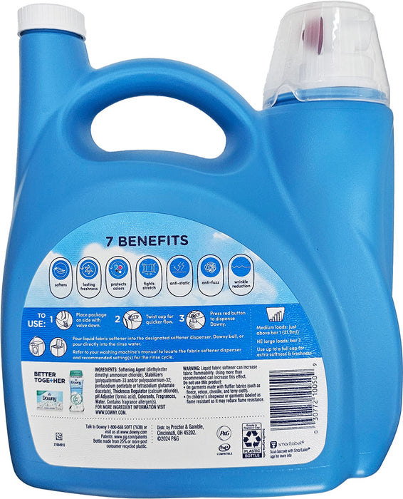 Downy - Clean Breeze Liquid Fabric Softener & Conditioner 4.16L