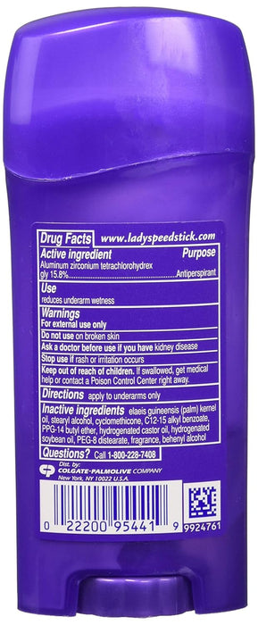 Lady Speed Stick - Invisible Dry Underarm Deodorant / Antiperspirant, Shower Fresh 65g
