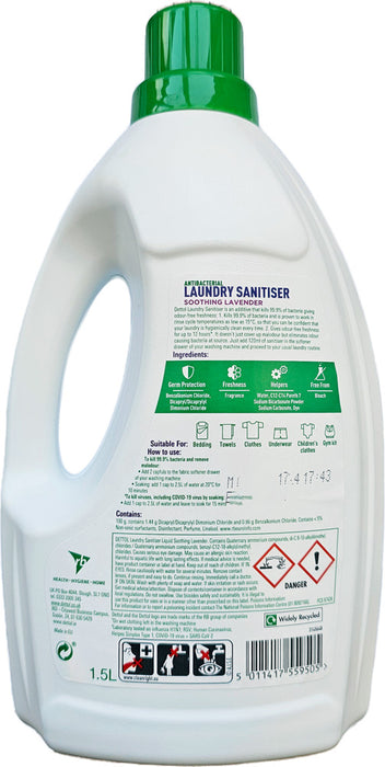 Dettol Antibacterial Laundry Sanitizer Lavender 1.5L