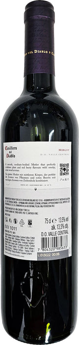智利紅魔鬼梅洛紅酒 2020 750ml