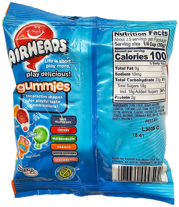 AirHeads Candy Gummies Original Fruit 108g / 3.8oz EXP:07/24