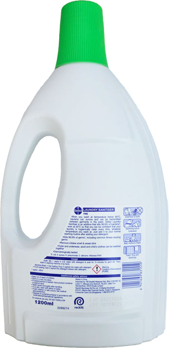 Dettol Antibacterial Laundry Disinfectant Sanitiser, Pine 1.2L