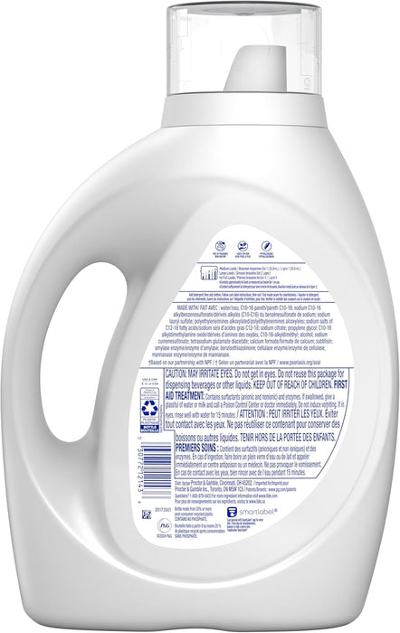 Tide - Liquid Laundry Detergent Free & Gentle Sensitive Skin 2.48L