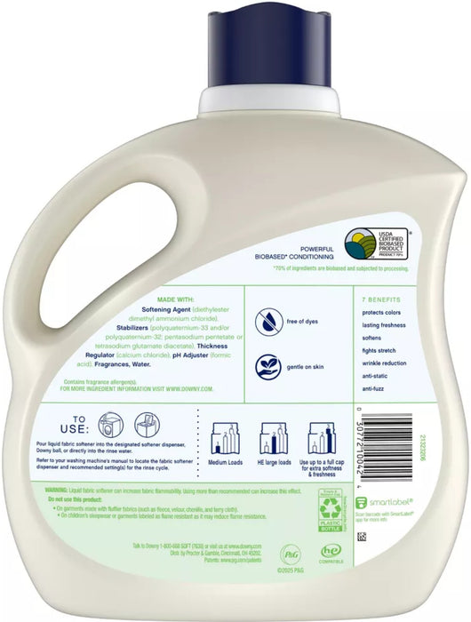 Downy - 衣物柔順劑  玫瑰水同芦荟香 3.29L -  (新包裝)