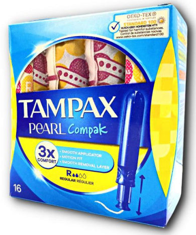 Tampax - Pearl Compak 衛生棉條 普通型  16 支