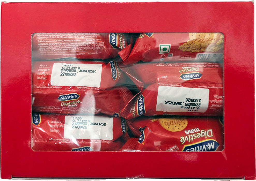 Mcvitie's Digestive Minis (Individually Packed) 32.5g x 12  EXP: 27/09/26