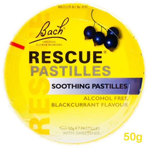 Bach - Rescue Soothing Pastilles Blackcurrant 50g - HOME EXPRESS