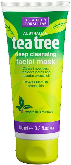 Beautyformulas - Tea Tree Deep Cleansing Facial Mask 100ml - HOME EXPRESS