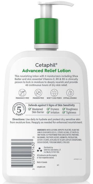 Cetaphil - Advanced Relief Lotion with Shea Butter 591ml - HOME EXPRESS