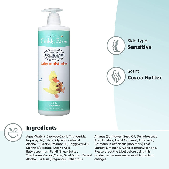 Childs Farm 嬰兒保濕霜淡香500ml — HOME EXPRESS - Main Image