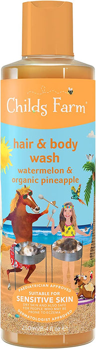 Childs Farm - Hair & Body Wash Watermelon & Organic Pineapple 250ml - HOME EXPRESS