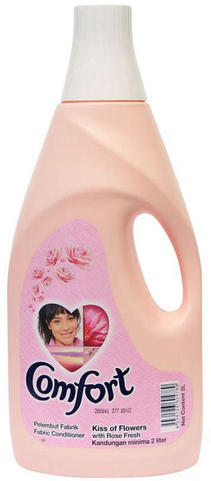 Comfort Fabric Softener & Conditioner, Kiss of Flowers Rose Fresh 2.0L - HOME EXPRESS