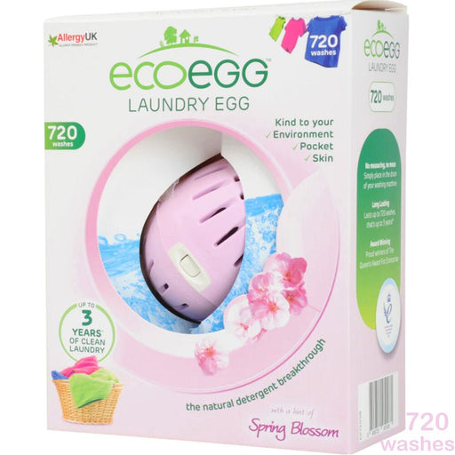 ECOEGG - Laundry Egg for Sensitive Skin, Spring Blossom, 720 washes - HOME EXPRESS