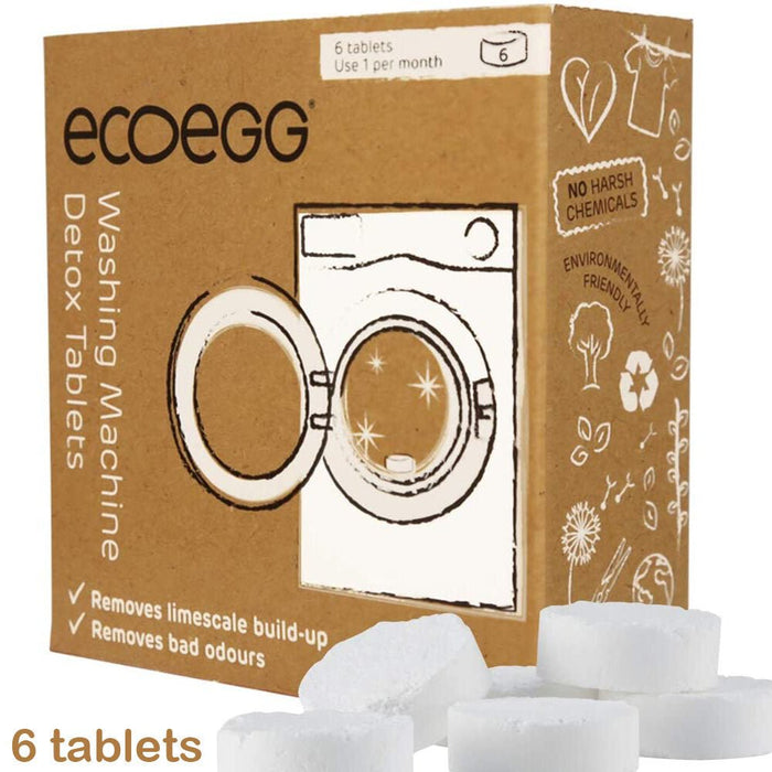 ECOEGG - Washing Machine Detox Tablet, 6 tablets - HOME EXPRESS