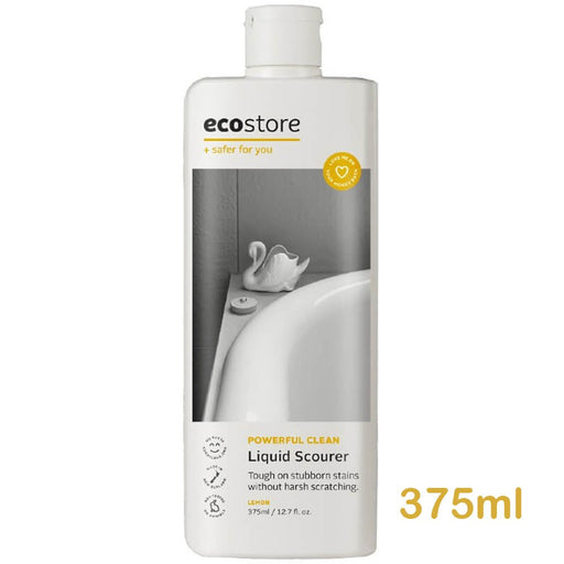 Ecostore - Liquid Scourer Cream Cleanser, Lemon 375ml - HOME EXPRESS