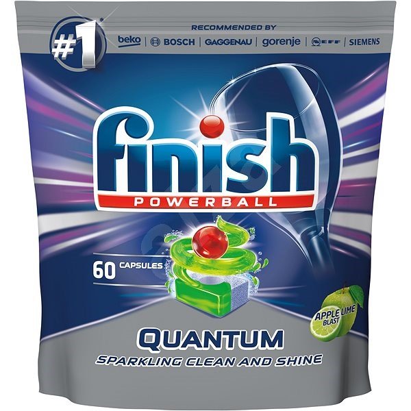 Finish Quantum Powerball Apple Lime Blast Tabs 60s - HOME EXPRESS