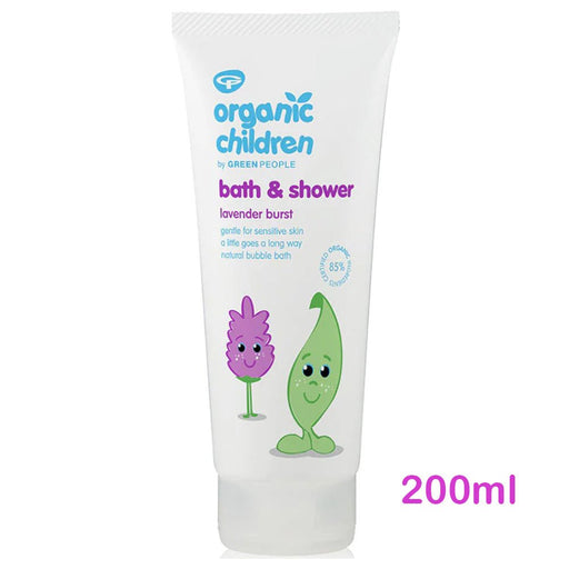 Green People - Children Bath & Shower Gel Lavender Burst 200ml - HOME EXPRESS