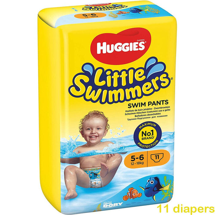 Huggies - Little Swimmers Diapers Medium size 5-6 / 11pack - HOME EXPRESS
