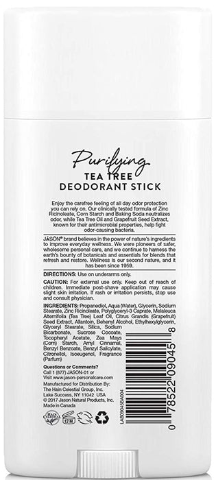 Jason - Tea Tree Deodorant Stick 71g - HOME EXPRESS
