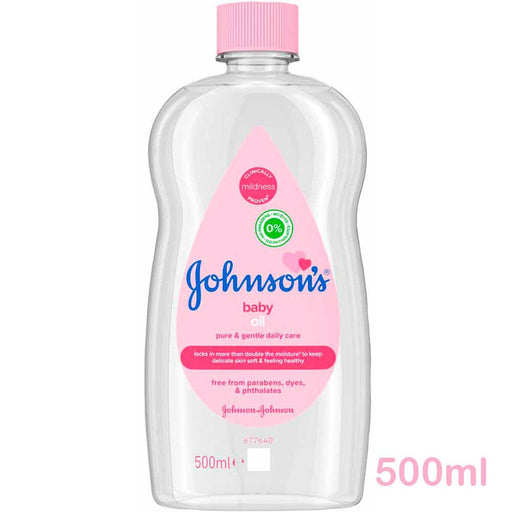 Johnson & Johnson Baby Oil Pure & Gentle 500ml - HOME EXPRESS