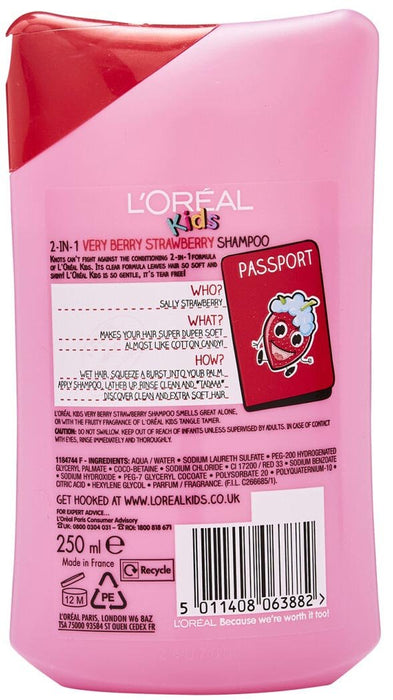 L'oreal Kids Shampoo Strawberry 250ml - HOME EXPRESS