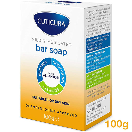 Mildly Medicated Bar Soap for Dry Skin 100g - HOME EXPRESS