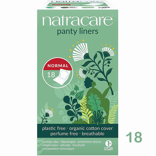 Natracare - Organic Cotton Panty Liners, Normal 18 - HOME EXPRESS