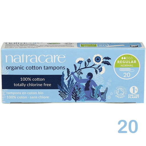 Natracare - Organic Cotton Tampons, Non-applicator Regular 20 - HOME EXPRESS