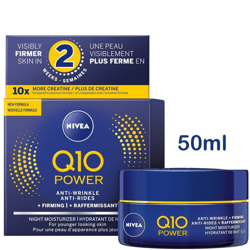 Nivea -Anti Ageing Q10plus Night Cream, Anti Wrinkle 50ml - HOME EXPRESS
