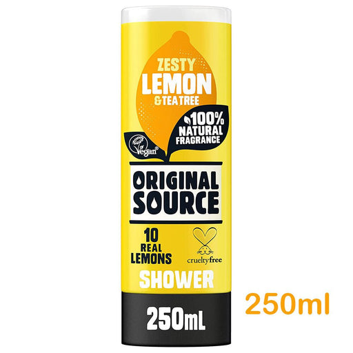 Original Source - Lemon and Tea Tree Shower Gel Body Wash 250ml - HOME EXPRESS