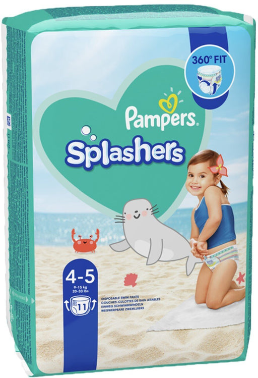 Pampers - Splashers Disposable Swim Pants Size M, (4-5) 11 pcs - HOME EXPRESS