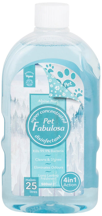Pet Fabulosa Super Concentrated Disinfectant, Alpine Mist 500ml - HOME EXPRESS
