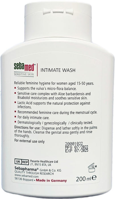 SEBAMED - Feminine Intimate Wash Sensitive Skin 200ml - HOME EXPRESS