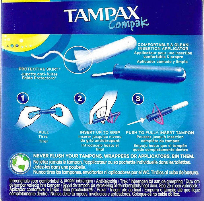 Tampax - Tampons Compak Regular 18s - HOME EXPRESS