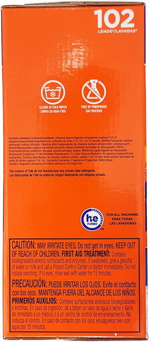 Tide - Laundry Detergent Powder Original 4.08KG 102 loads - HOME EXPRESS