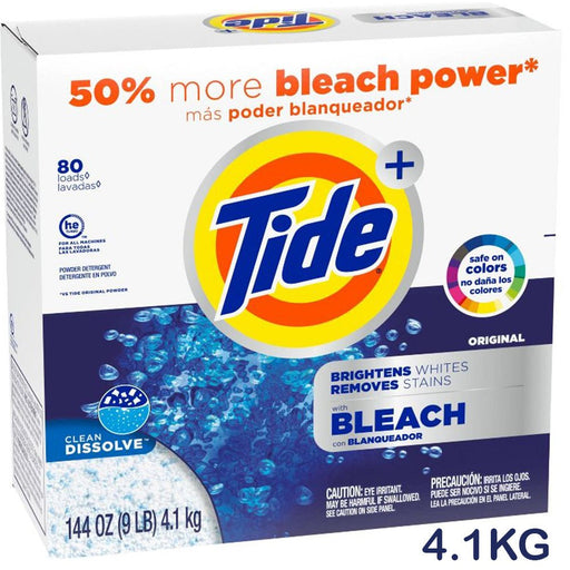 Tide - Laundry Detergent Powder with Bleach 4.1KG - HOME EXPRESS