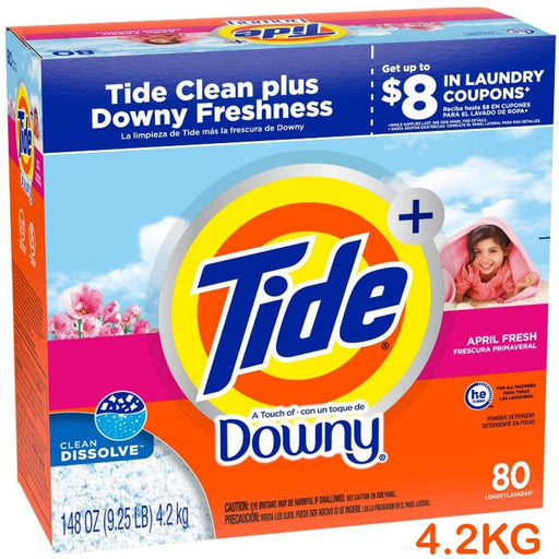 Tide - Laundry Detergent Powder with Downy April Fresh 4.2KG - HOME EXPRESS