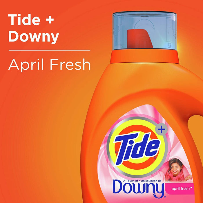 Tide - Laundry Detergent with Downy April Fresh scent 2.72L - HOME EXPRESS