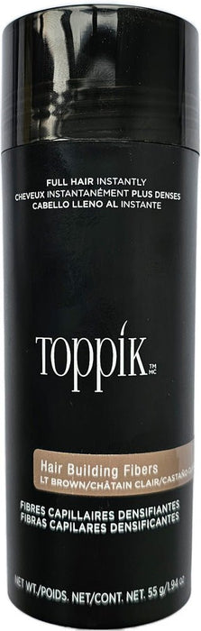 Toppik Hair Building Fibers Light Brown 55g - HOME EXPRESS
