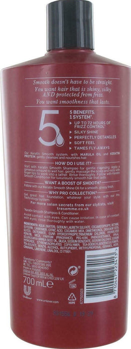 Tresemme - Keratin Smooth Shampoo with Marula Oil 700ml - HOME EXPRESS